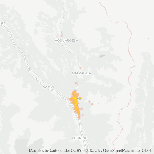 Dami ng Negosyo sa Postal Code 6710 - Biasca, Cantone Ticino