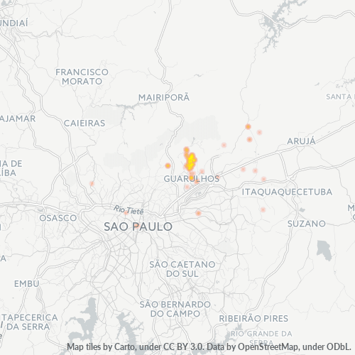 Dami ng Negosyo sa Postal Code 07124-000 - Guarulhos, São Paulo