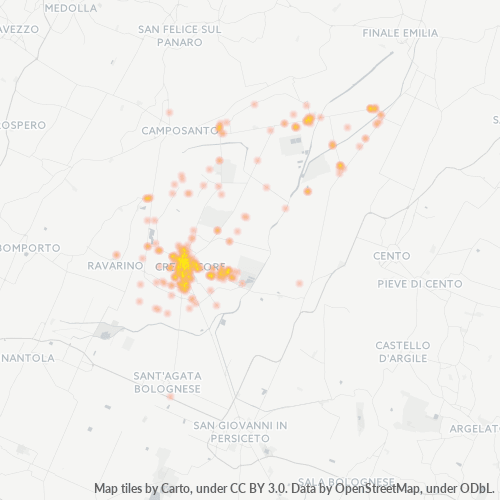 Dami ng Negosyo sa Postal Code 40014 - Italya