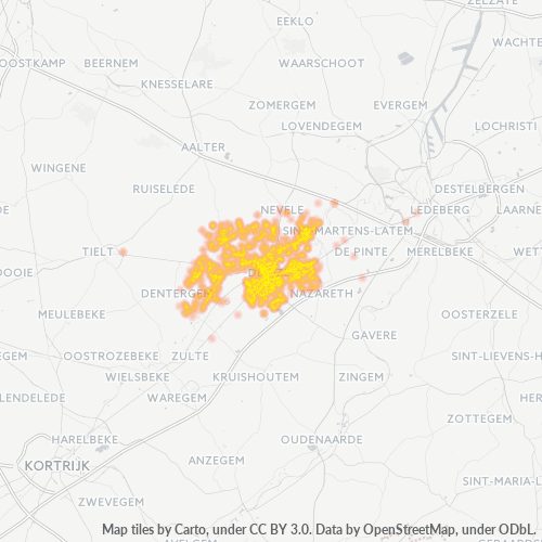 Bedrijfsconcentratie in Postcode 9800 - Meigem, Vlaanderen