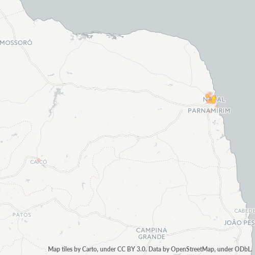 Dami ng Negosyo sa Postal Code 59025-000 - Natal, Rio Grande do Norte