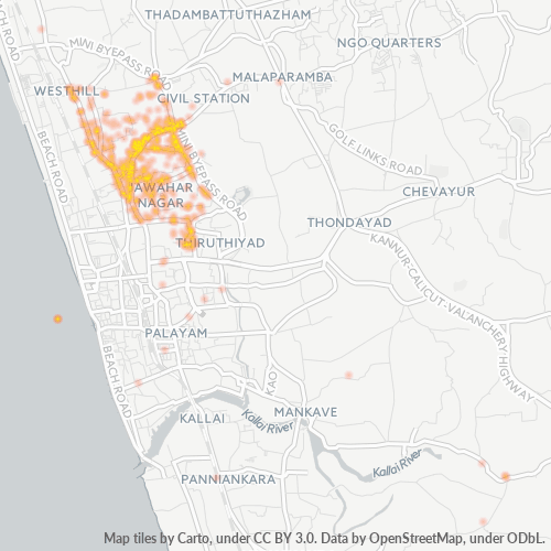 Dami ng Negosyo sa Postal Code 673006 - Kozhikode, State of Kerala