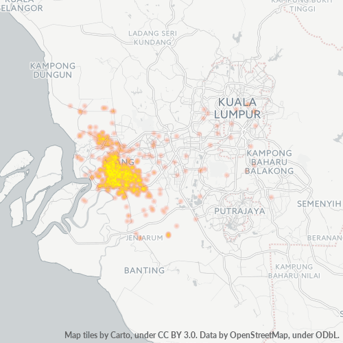 Dami ng Negosyo sa Postal Code 41200 - Klang, Selangor