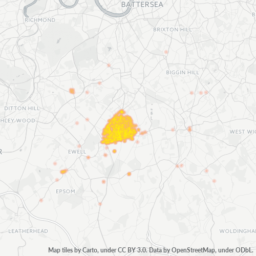 Dami ng Negosyo sa Postal Code SM1 - United Kingdom