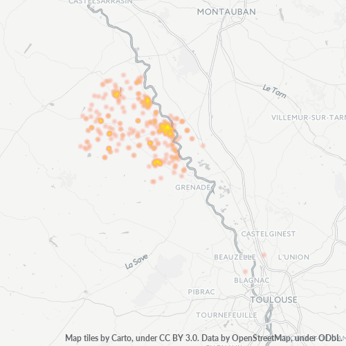 Dami ng Negosyo sa Postal Code 82600 - Comberouger, Midi-Pyrénées