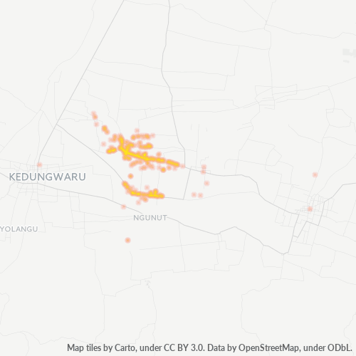 Dami ng Negosyo sa Postal Code 66155 - Blitar, Silangang Java