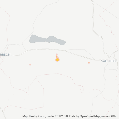 Verksamhetskoncentration i Postnummer 27980 - Parras, Coahuila