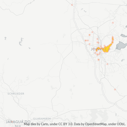 Dami ng Negosyo sa Postal Code 89205-000 - Joinville, Santa Catarina