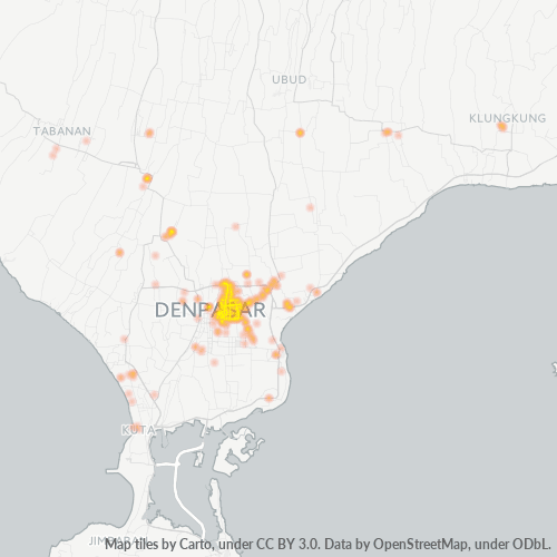 Dami ng Negosyo sa Postal Code 80236 - Denpasar, Bali