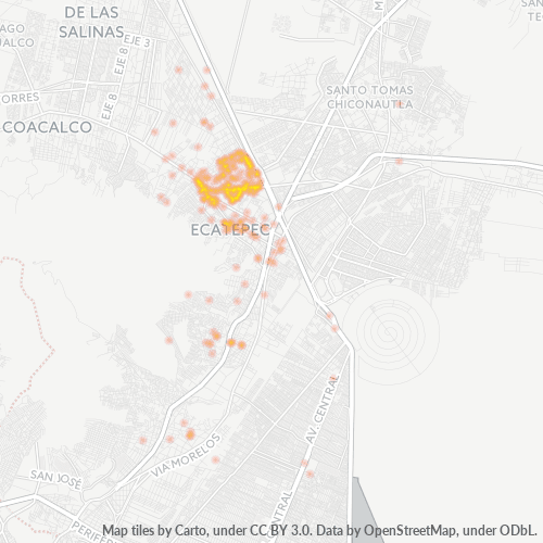 Dami ng Negosyo sa Postal Code 55024 - Ecatepec, Estado ng Mehiko