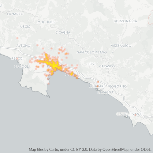 Dami ng Negosyo sa Postal Code 16035 - Genoa, Liguria