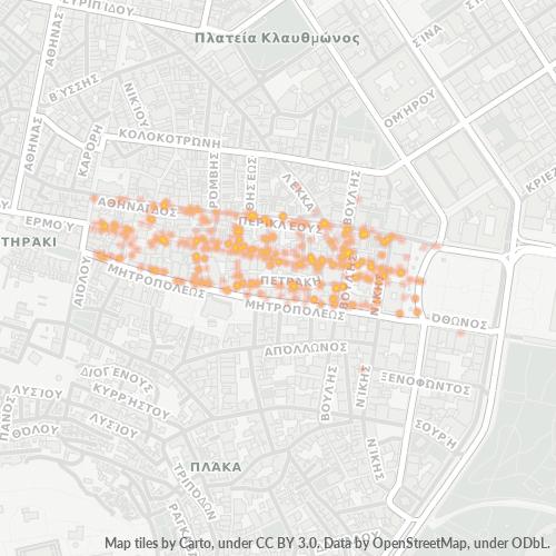 Dami ng Negosyo sa Postal Code 105 63 - Atenas, Attica
