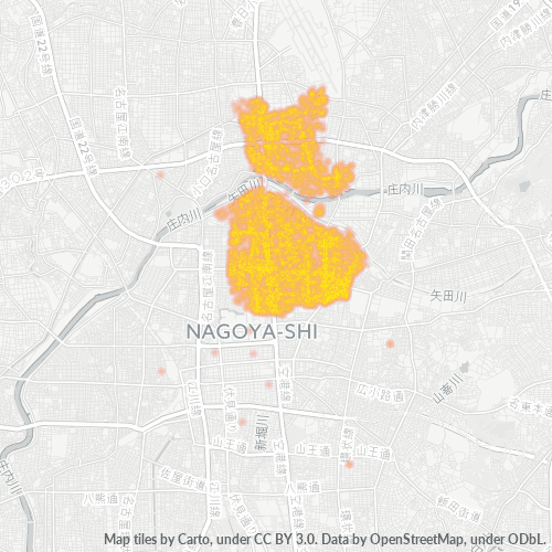 Bedrijfsconcentratie in Postcode 462 - Kitagata, Gifu (prefectuur)