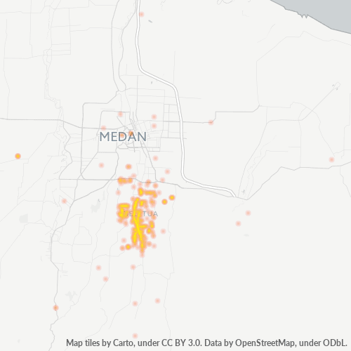 Dami ng Negosyo sa Postal Code 20355 - Medan, Sumatera Utara