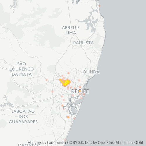 Dami ng Negosyo sa Postal Code 52060-000 - Recife, Pernambuco