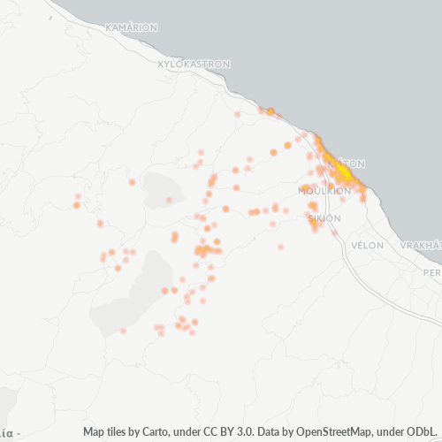 Dami ng Negosyo sa Postal Code 202 00 - Kiáto, Peloponnese
