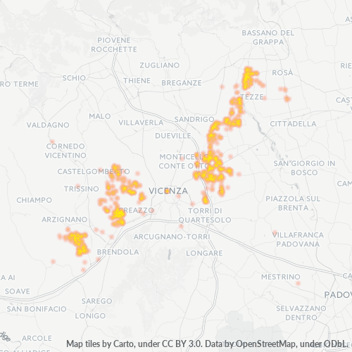 Dami ng Negosyo sa Postal Code 36050 - Poianella, Veneto