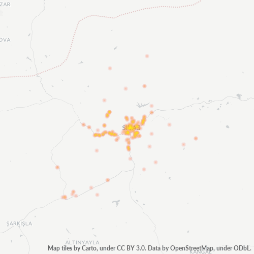 Mkusanyiko wa Biashara katika Posta 58000 - Sivas, Mkoa wa Sivas