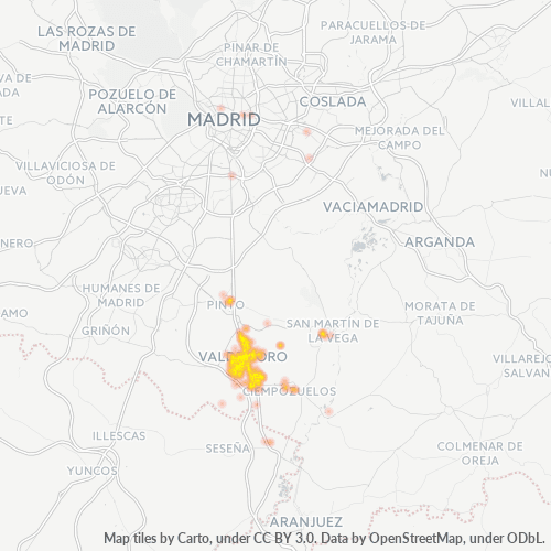 Dami ng Negosyo sa Postal Code 28341 - Espanya