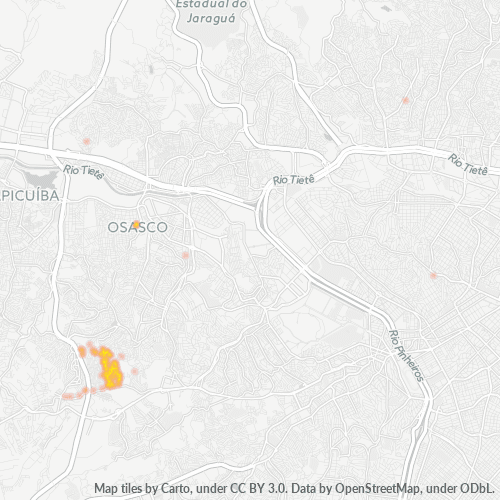 Dami ng Negosyo sa Postal Code 06140-000 - Osasco, São Paulo