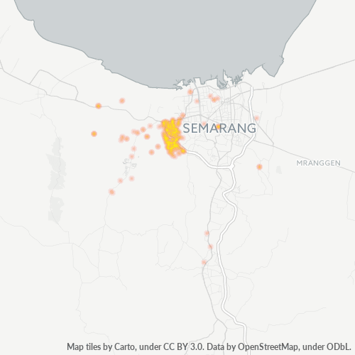 Dami ng Negosyo sa Postal Code 50183 - Semarang, Provinsi Jawa Tengah