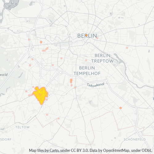 Konsentrasi Perniagaan di Poskod 12203 - Berlin