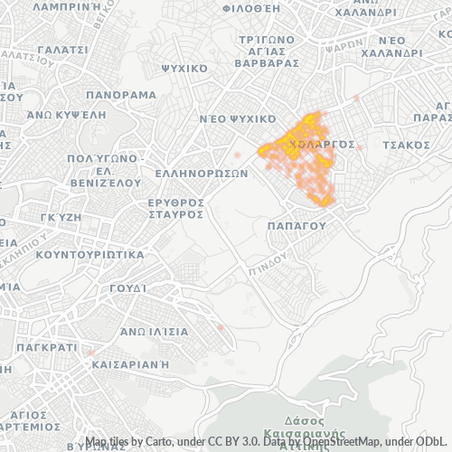 Dami ng Negosyo sa Postal Code 155 61 - Cholargós, Attica