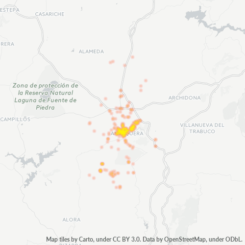 Besighheidskonsentrasie in Poskode 29200 - Spanje