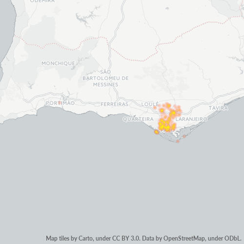 Dami ng Negosyo sa Postal Code 8005 - Faro, Distrito de Faro