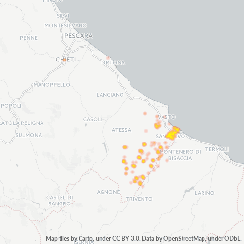 Dami ng Negosyo sa Postal Code 66050 - Lentella, Abruzzo