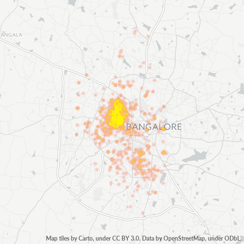 Dami ng Negosyo sa Postal Code 560010 - Bangalore, State of Karnātaka