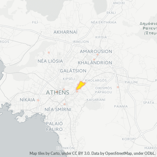 Bedriftskonsentrasjon i Postnummer 115 26 - Athen, Attica