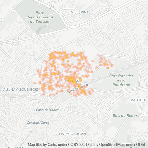 Dami ng Negosyo sa Postal Code 93270 - Sevran, Pulo ng Pransiya