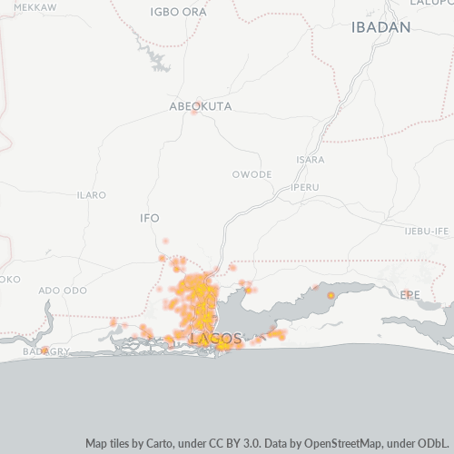 Dami ng Negosyo sa Postal Code 100246 - Lagos, Lagos State