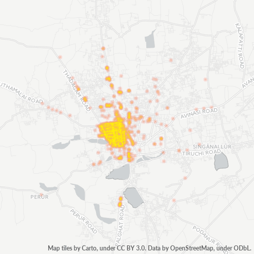 Dami ng Negosyo sa Postal Code 641002 - Coimbatore, State of Tamil Nādu