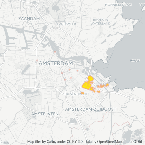 Dami ng Negosyo sa Postal Code 1111 - Netherlands