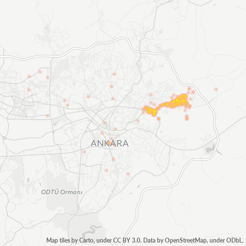 Dami ng Negosyo sa Postal Code 06320 - Mamak, Lalawigan ng Ankara