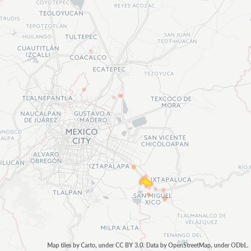 Dami ng Negosyo sa Postal Code 56619 - Estado ng Mehiko