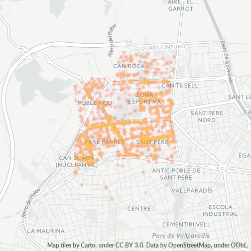 Dami ng Negosyo sa Postal Code 08225 - Espanya