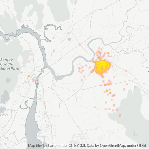 Bedrijfsconcentratie in Postcode 421306 - Bhiwandi, Maharashtra