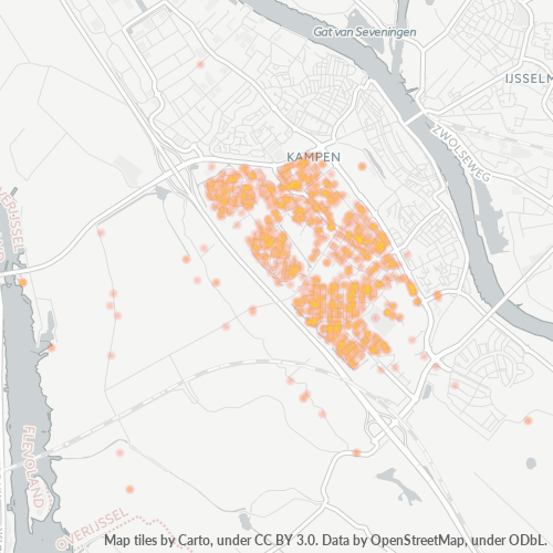 Dami ng Negosyo sa Postal Code 8265 - Kampen, Provincie Overijssel