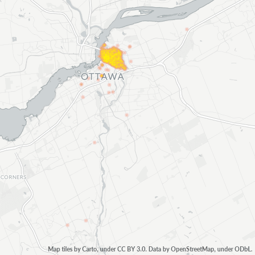 Dami ng Negosyo sa Postal Code K1N - Ottawa, Ontario