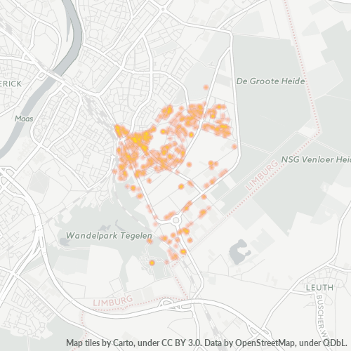 Dami ng Negosyo sa Postal Code 5915 - Venlo, Provincie Limburg