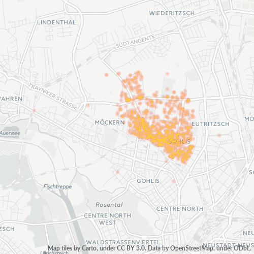 Business Concentration in Postal Code 04157 - Leipzig, Saxony