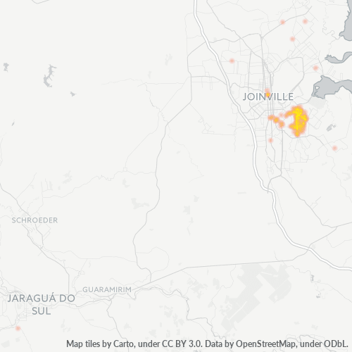Dami ng Negosyo sa Postal Code 89229-000 - Joinville, Santa Catarina
