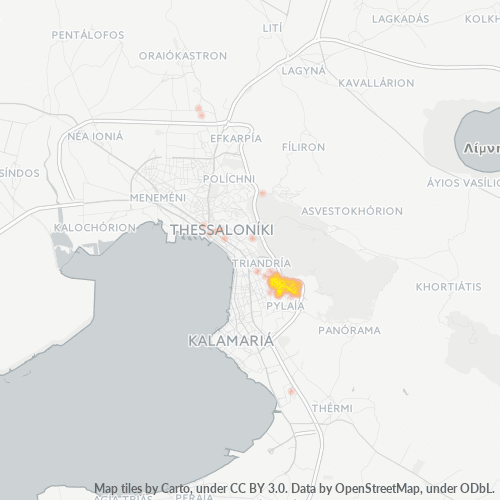 Dami ng Negosyo sa Postal Code 543 52 - Tesalonica, Central Macedonia