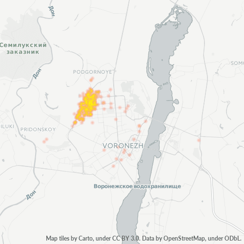 Dami ng Negosyo sa Postal Code 394088 - Voronezh, Voronezh Oblast