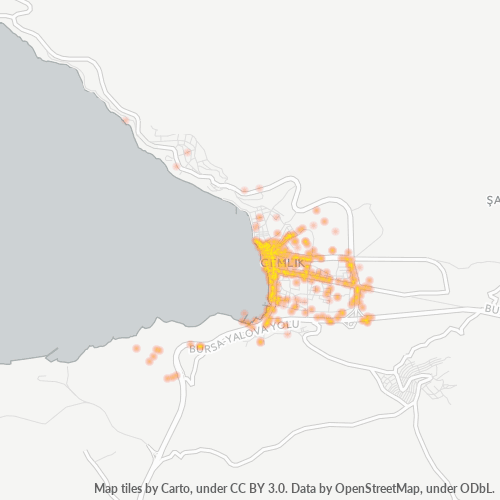 Business Concentration in Postal Code 16650 - Küçükkumla, Bursa Province