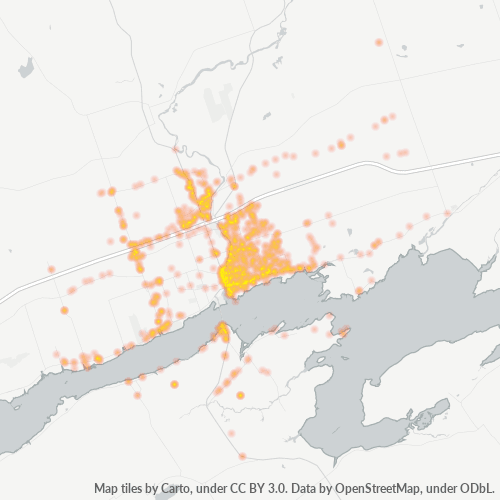 Dami ng Negosyo sa Postal Code K8N - Belleville, Ontario