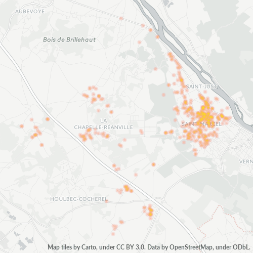Dami ng Negosyo sa Postal Code 27950 - Mercey, Ilayang Normandia